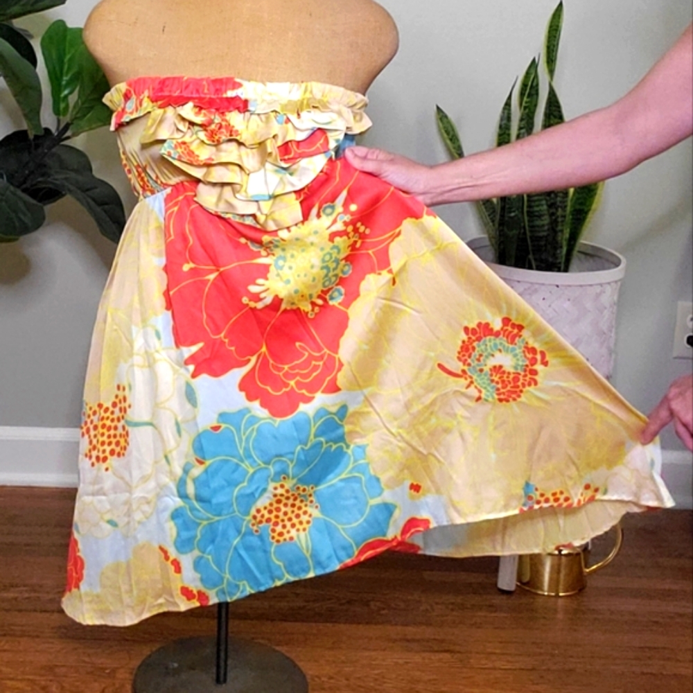 Judith March floral print dress Y2K